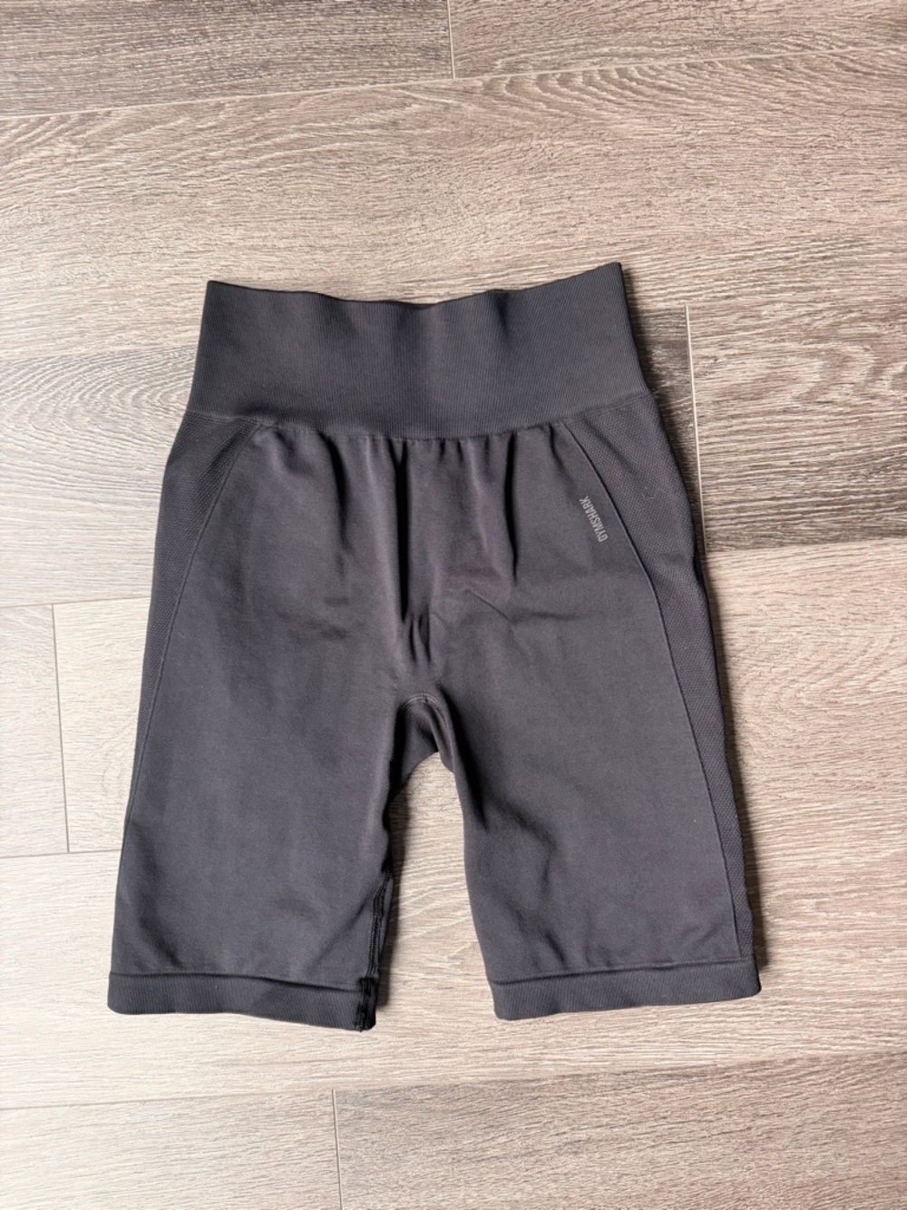 Gymshark Black High-Rise Bike Shorts